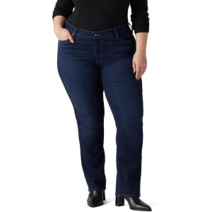imageLevis Womens Classic Straight Jeans Plus SizeCobalt Haze