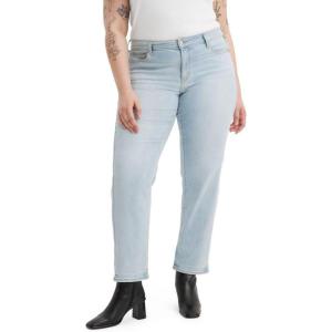 imageLevis Womens Classic Straight Jeans Plus SizeNew Indigo Imagin No Knee