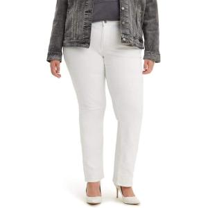 imageLevis Womens Classic Straight Jeans Plus SizeSimply White