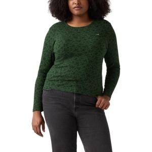 imageLevis Womens Hayes LongSleeve TShirt Also Available in PlusNew Curie Floral Mountain View