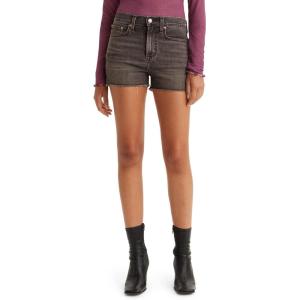 imageLevis Womens High Rise ShortsBlack Worn in