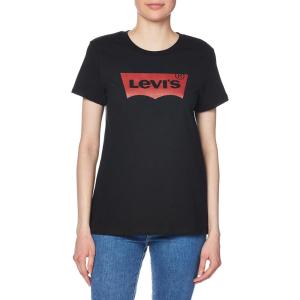 imageLevis Womens Perfect Crewneck Tee Shirt Also Available in PlusCore Housemark Black
