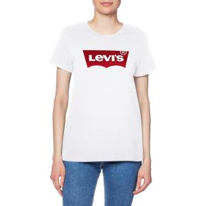 imageLevis Womens Perfect Crewneck Tee Shirt Also Available in PlusCore Housemark White