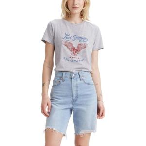 imageLevis Womens Perfect Crewneck Tee Shirt Also Available in PlusEagle and Company Starstruck Heather