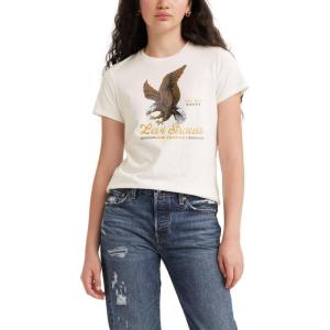 imageLevis Womens Perfect Crewneck Tee Shirt Also Available in PlusNew American Eagle Egret