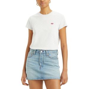 imageLevis Womens Perfect Crewneck Tee Shirt Also Available in PlusNew Lua Batik Geo Egret