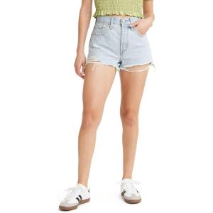 imageLevis Womens Premium 501 Original Shorts Also Available in PlusOjai Frost  Light Indigo