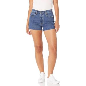 imageLevis Womens Premium 501 Original Shorts Also Available in PlusSalsa Halfway  Medium Indigo
