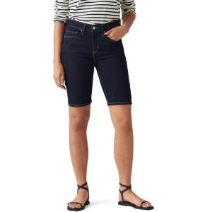 imageLevis Womens Shaping Bermuda Shorts Also Available in PlusDarkest Sky