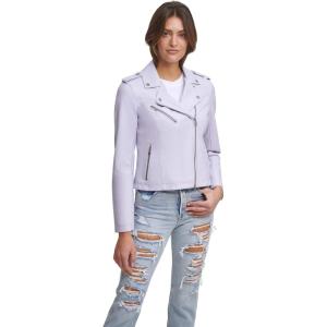 imageLevis Womens The Classic Faux Leather Moto Jacket Regular ampamp Plus SizeLilac