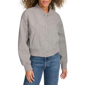 imageLevis Womens Varsity Bomber JacketHeather Grey Wool Blend