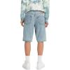 imageLevis Mens 569 Loose Straight Denim ShortsLight Run  Light Indigo