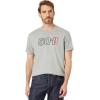 imageLevis Mens Graphic Tee Also Available in Big ampamp Tall501 Logo Outline Midtone Heather Grey