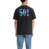 imageLevis Mens Graphic Tee Also Available in Big ampamp TallNew 501 Original T3 Caviar Graphic