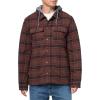 imageLevis Mens Plaid Sherpa Lined Hooded Shirt Jacket Regular ampamp Big ampamp Tall SizesBitter Chocolate Plaid