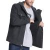 imageLevis Mens Wool Blend Hooded Military Jacket Regular ampamp Big ampamp Tall SizesCharcoal