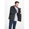 imageLevis Mens Wool Blend Hooded Military Jacket Regular ampamp Big ampamp Tall SizesCharcoal