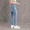 imageLevis Womens 724 High Rise Straight JeansSlate Reveal  Light Indigo