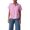imageLevis Womens Darlene ShortSleeve ShirtAngie Plaid Crocus