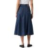 imageLevis Womens Fit and Flare SkirtNew Ninth Life Stonewash Non Stretch