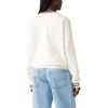 imageLevis Womens Graphic Heritage Sport CrewArchival Script Crew Egret