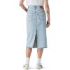 imageLevis Womens HighRise Slit SkirtNew Intense Subject Non Stretch
