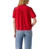 imageLevis Womens Lea Ss Slim BlouseNew Cara Ditsy Floral True Red