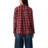 imageLevis Womens Lucas Flannel Long Sleeve ShirtNew Rhiannon Plaid Violet Tulip Flannel