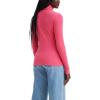 imageLevis Womens Moon Rib Turtleneck Also Available in PlusItalian Rose