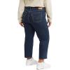 imageLevis Womens Plus Size Wedgie Straight JeansMedium Indigo Destructed
