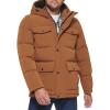 imageLevis Mens Arctic Cloth Quilted Lined Performance ParkaWorker Brown