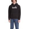 imageLevis Mens Graphic Hoodie Available in Big ampamp TallCore Poster Hoodie Caviar