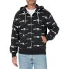 imageLevis Mens Seasonal Zip Up HoodieLevis Triple Logo Caviar Print
