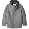 imageLevis Mens Wool Blend Hooded Military Jacket Regular ampamp Big ampamp Tall SizesLight Grey