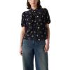 imageLevis Womens Lea Ss Slim BlouseNew Deedee Floral Anthracite Night