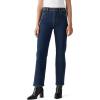 imageLevis Womens Riveted Ribcage Straight Ankle JeansSilver Lode