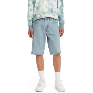 imageLevis Mens 569 Loose Straight Denim ShortsLight Run  Light Indigo