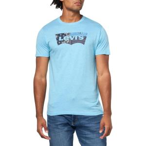 imageLevis Mens Graphic Tee Also Available in Big ampamp TallNew Bandana Bw Sky Blue