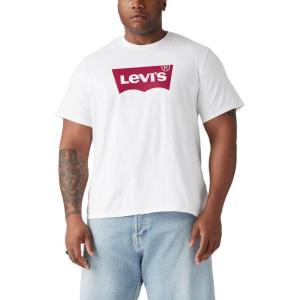 imageLevis Mens Graphic Tee Also Available in Big ampamp TallNew Big Batwing White  Neutrals