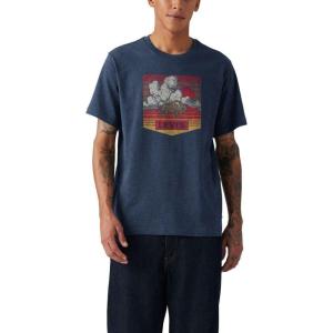 imageLevis Mens Graphic Tee Also Available in Big ampamp TallNew Bison Park Navy Heather