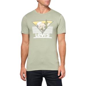 imageLevis Mens Graphic Tee Also Available in Big ampamp TallNew Cacti Desert Green