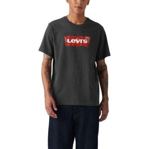 imageLevis Mens Graphic Tee Also Available in Big ampamp TallNew Caspian Charcoal Heather