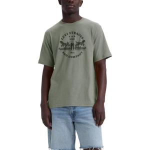 imageLevis Mens Graphic Tee Also Available in Big ampamp TallNew Desert Green
