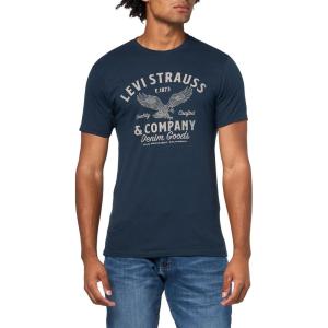 imageLevis Mens Graphic Tee Also Available in Big ampamp TallNew Eagle Racer Navy