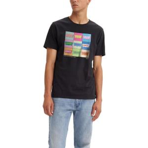 imageLevis Mens Graphic Tee Also Available in Big ampamp TallNew Grid Batwing Dark Shadow Graphic