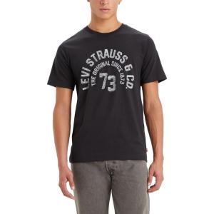 imageLevis Mens Graphic Tee Also Available in Big ampamp TallNew Levis Arched Type 73 Caviar