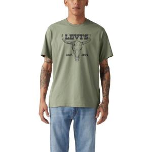 imageLevis Mens Graphic Tee Also Available in Big ampamp TallNew Range Desert Green