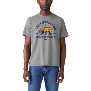 imageLevis Mens Graphic Tee Also Available in Big ampamp TallNew Runoff Graphite Heather