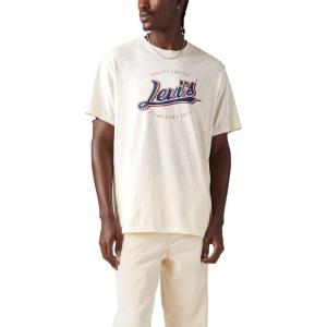imageLevis Mens Graphic Tee Also Available in Big ampamp TallNew Script Oatmeal Heather