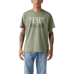 imageLevis Mens Graphic Tee Also Available in Big ampamp TallNew Slith Desert Green